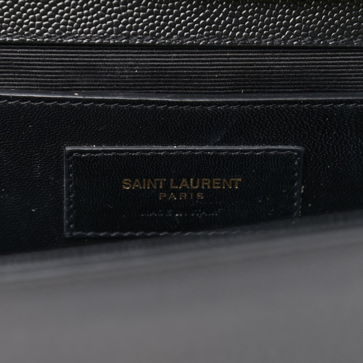Saint Laurent Grain De Poudre Medium Classic Monogram Kate Satchel Black 5 of 10