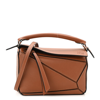 Loewe Calfskin Mini Puzzle Bag Tan 1 of 9