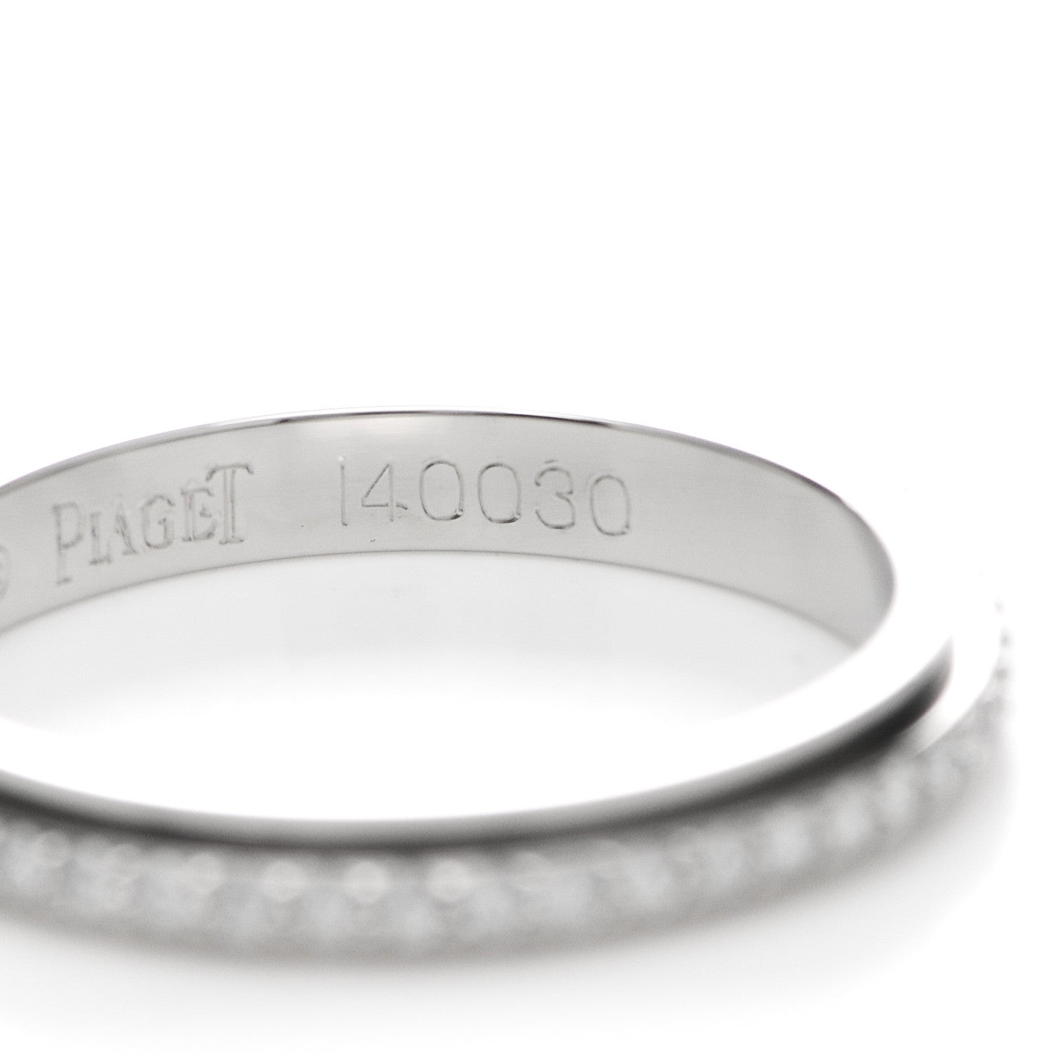 Piaget Platinum Diamond Possession Wedding Band Ring 52 6 6 of 7