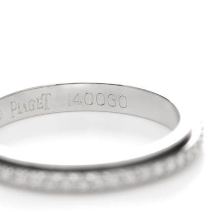 Piaget Platinum Diamond Possession Wedding Band Ring 52 6 6 of 7