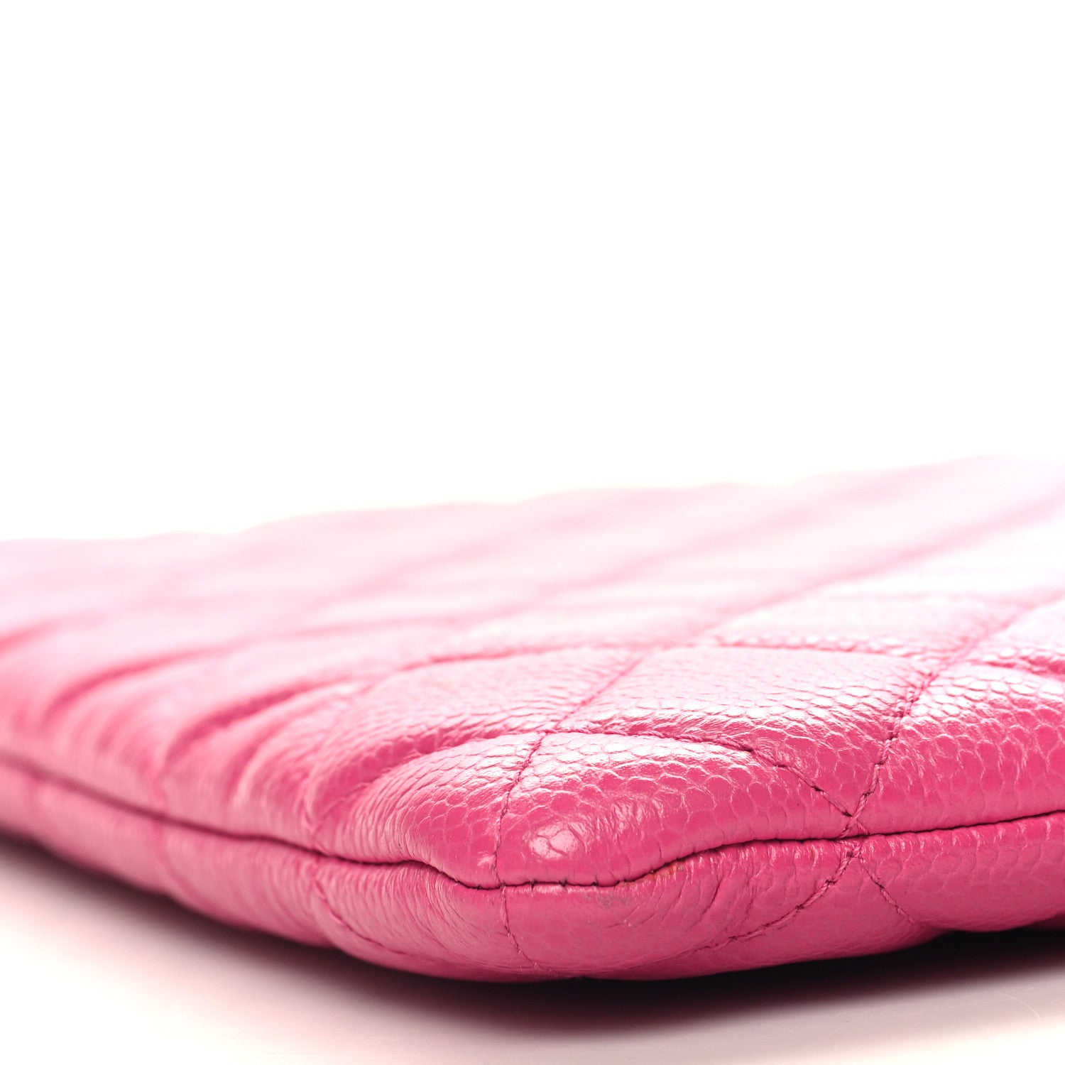 Chanel Caviar Quilted Large Cosmetic Case Pink 9 of 10