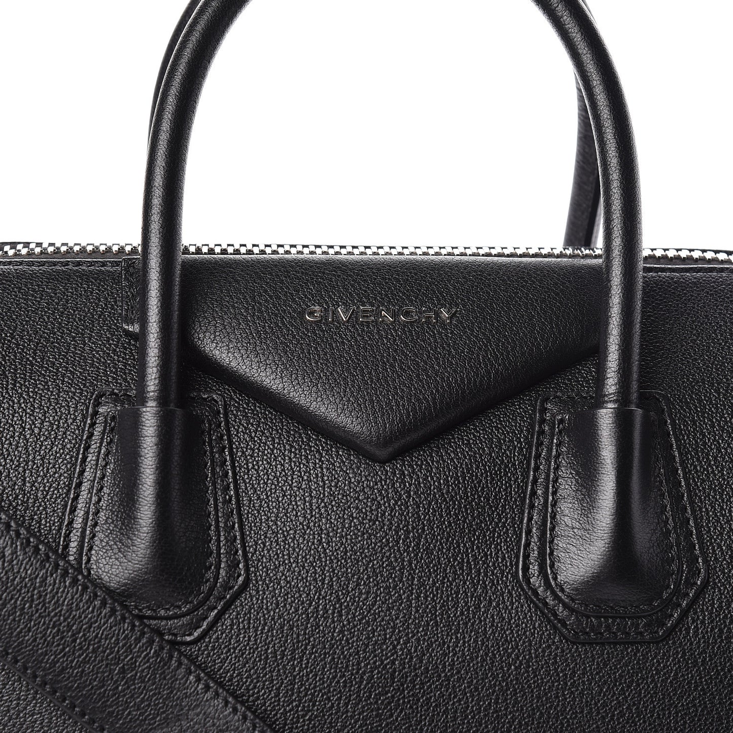 Sugar Goatskin Medium Antigona Black