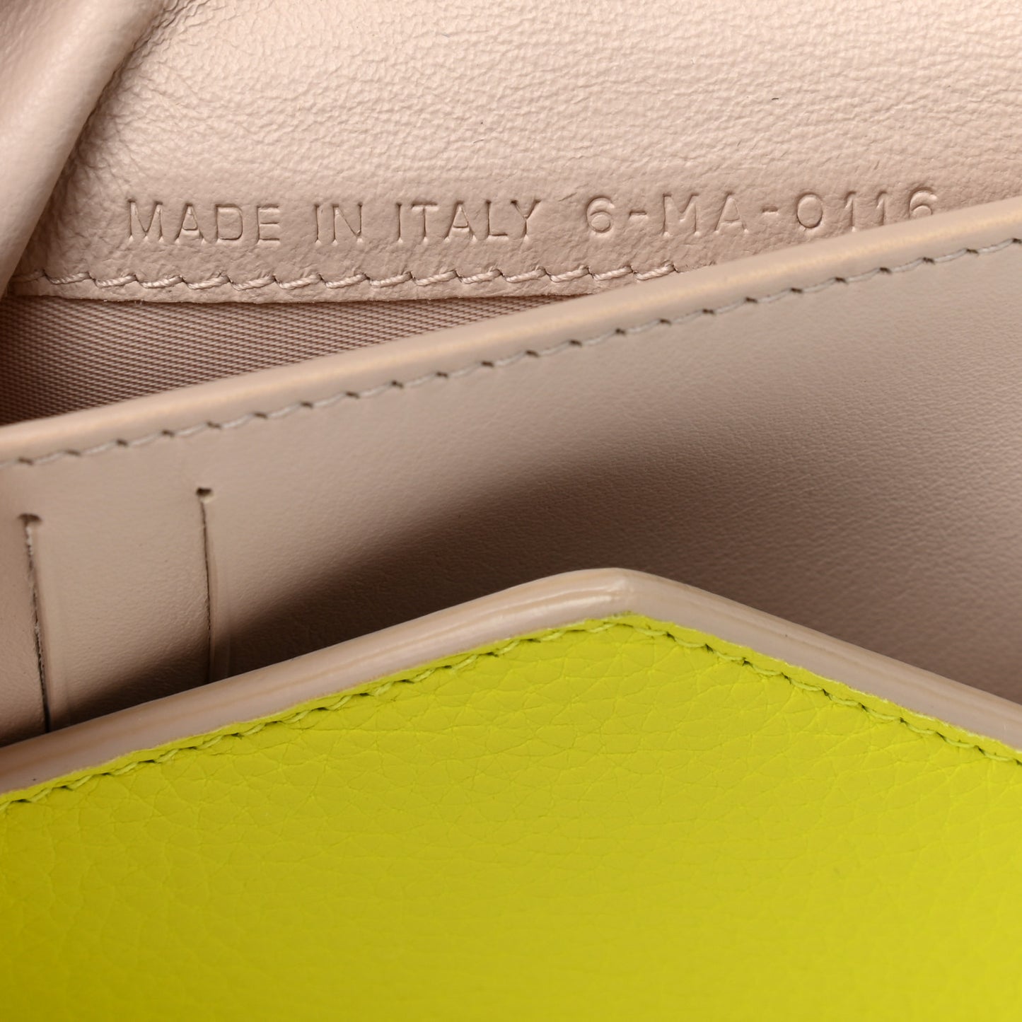 Bullcalf Diorissimo Medium Envelope Wallet Vert Acide