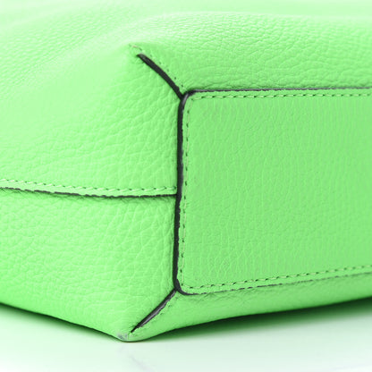 Burberry Grainy Calfskin Remington Tote Neon Green 11 of 12
