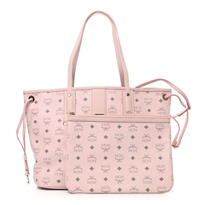 MCM Visetos Medium Liz Reversible Shopper Tote Powder Pink 1 of 16