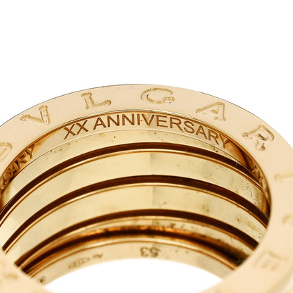 Bulgari 18K Yellow Gold B.Zero1 Five-Band Anniversary Ring 53 6.25 4 of 6