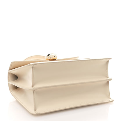 Bulgari Calfskin Serpenti Forever Medium Top Handle Perla 4 of 10