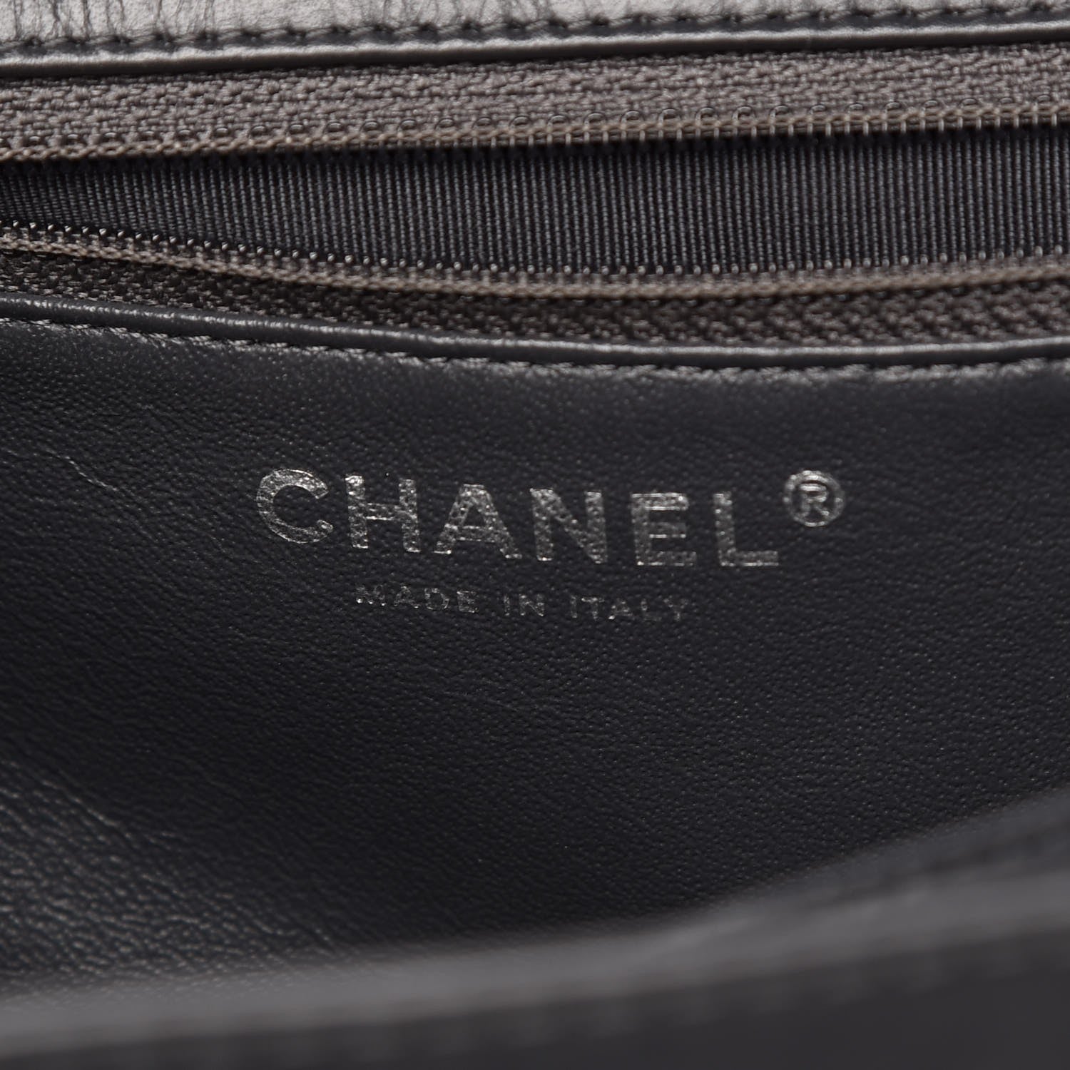 Chanel Aged Calfskin Accordion Reissue 2.55 Flap Dark Grey 7 of 9