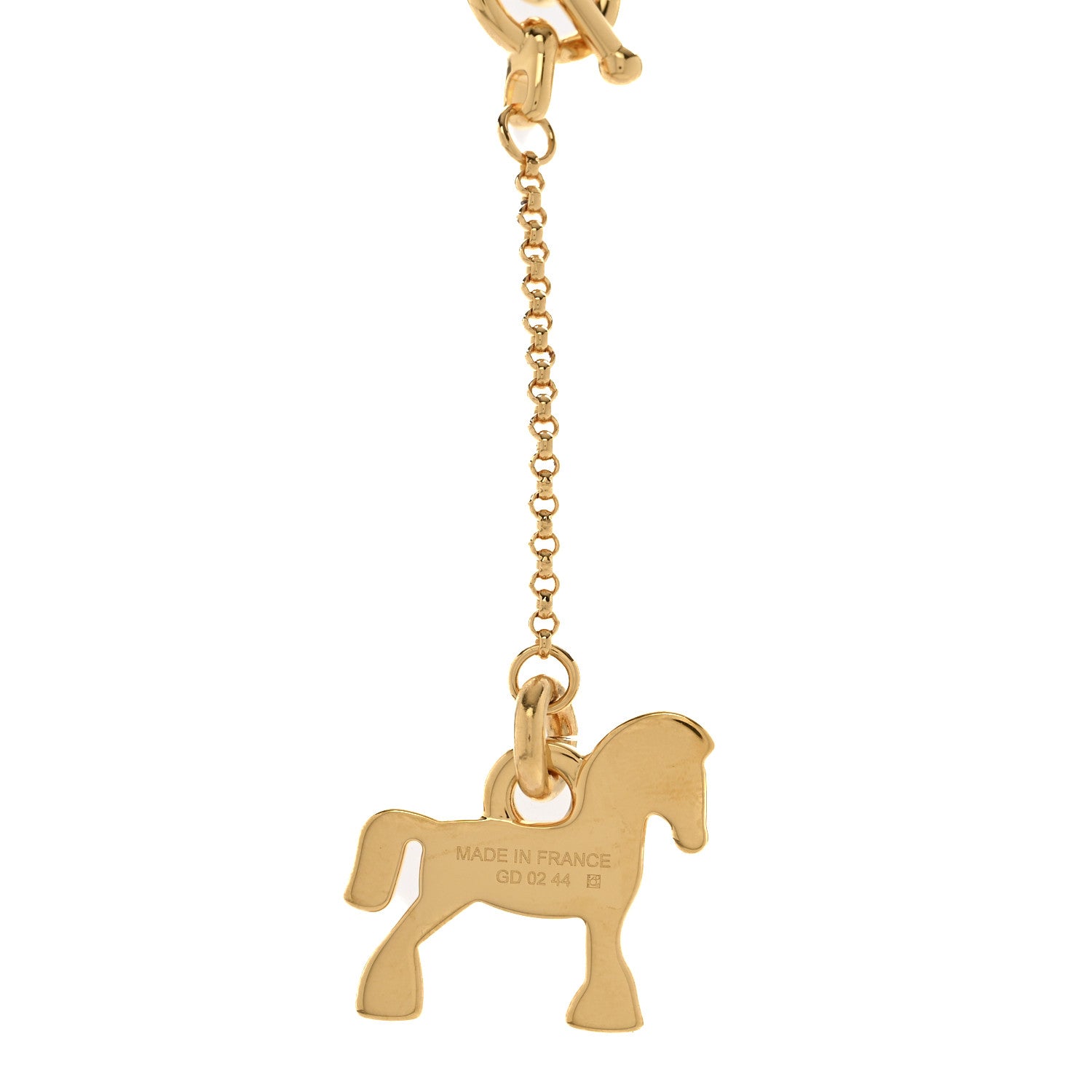 Hermes Metal Enamel Cheval Grand Parade Necklace Casaque 5 of 6
