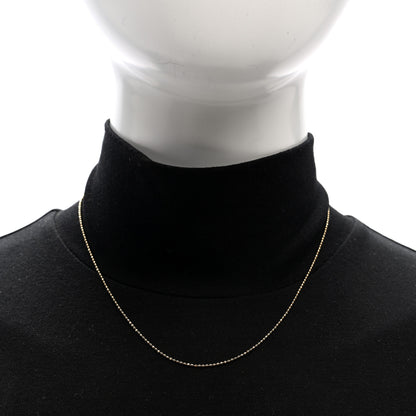 Jennifer Meyer 14K Yellow Gold Bead Chain Necklace 2 of 4