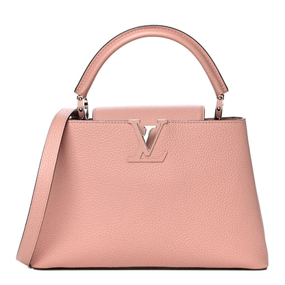 Louis Vuitton Taurillon Capucines PM Magnolia 1 of 9
