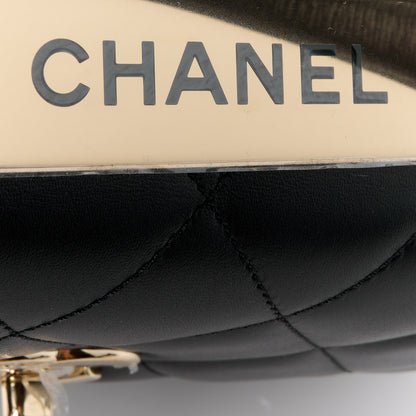 Chanel Lambskin Quilted Small Trendy CC Dual Handle Flap Bag Black 10 of 14