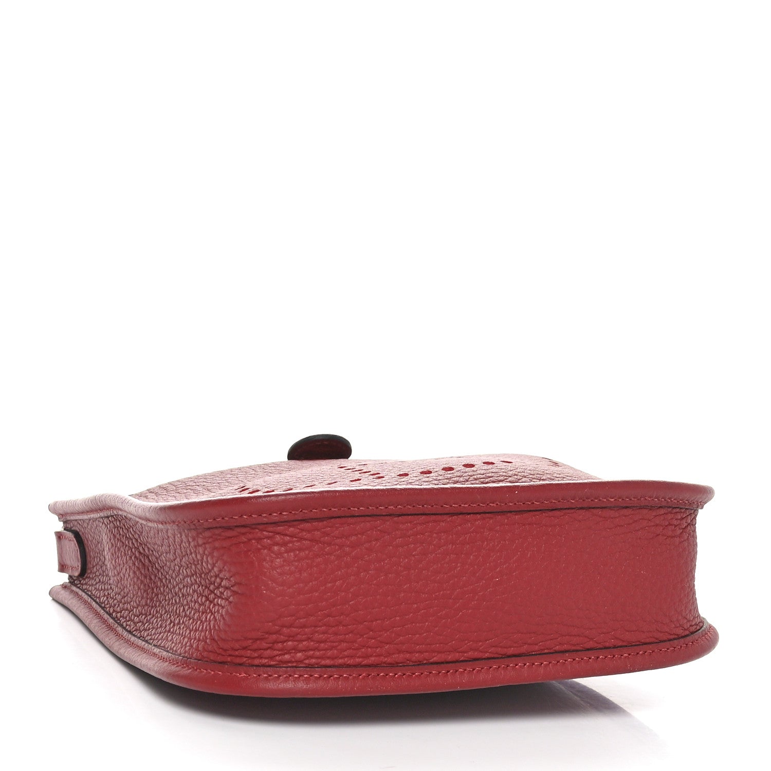 Hermes Taurillon Clemence Amazone Evelyne TPM Rouge H 4 of 11