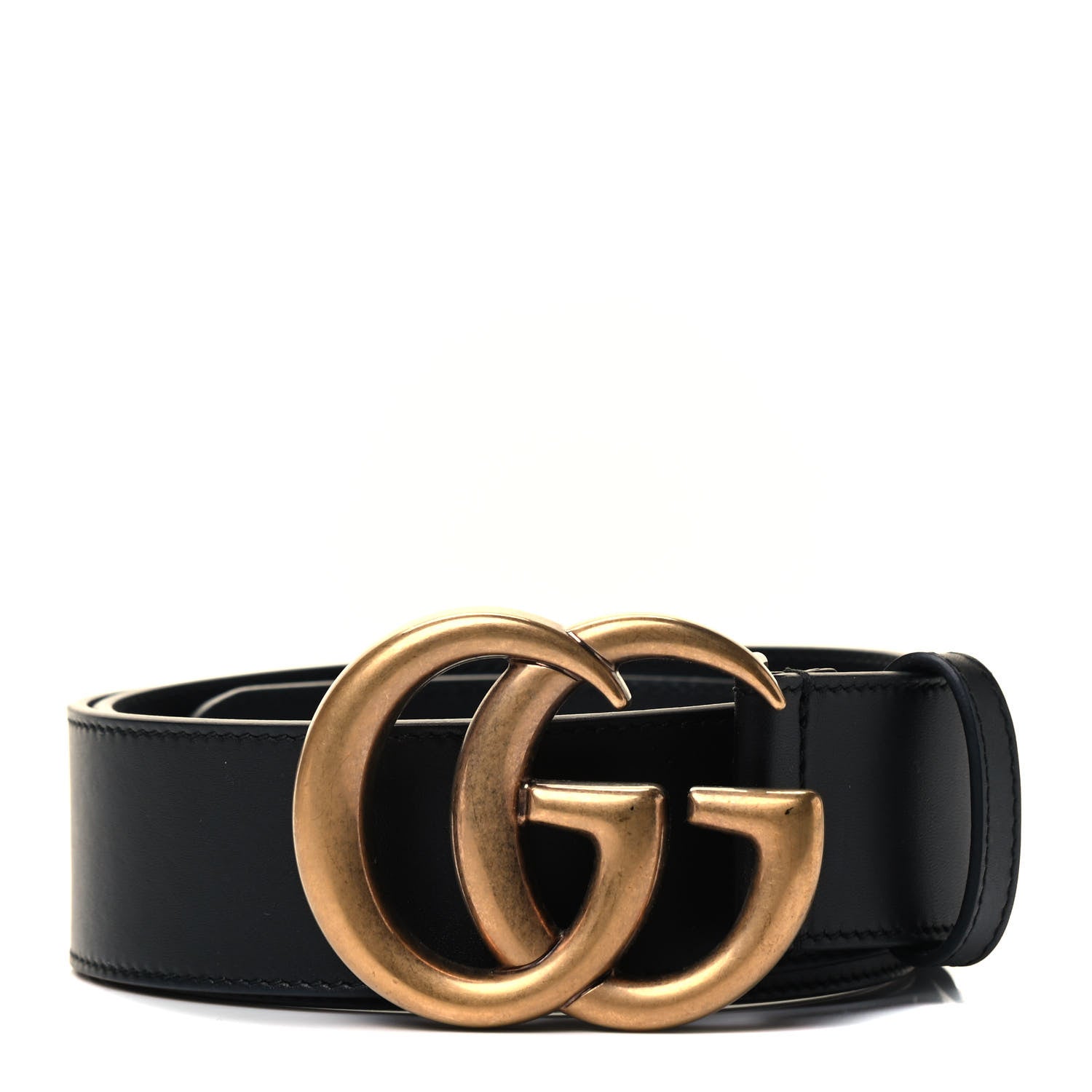 Gucci Calfskin Double G 40mm Belt 90 36 Black 1 of 3