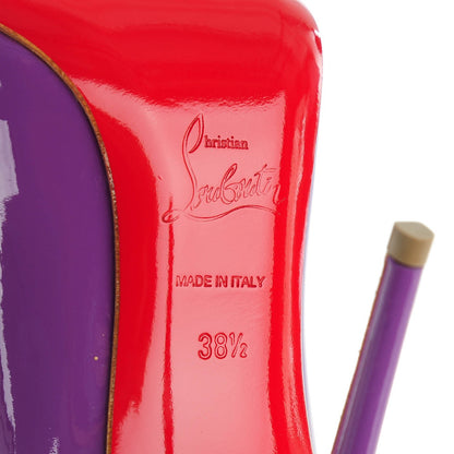 Christian Louboutin Patent So Kate 120 Pumps 38.5 Violet 8 of 8