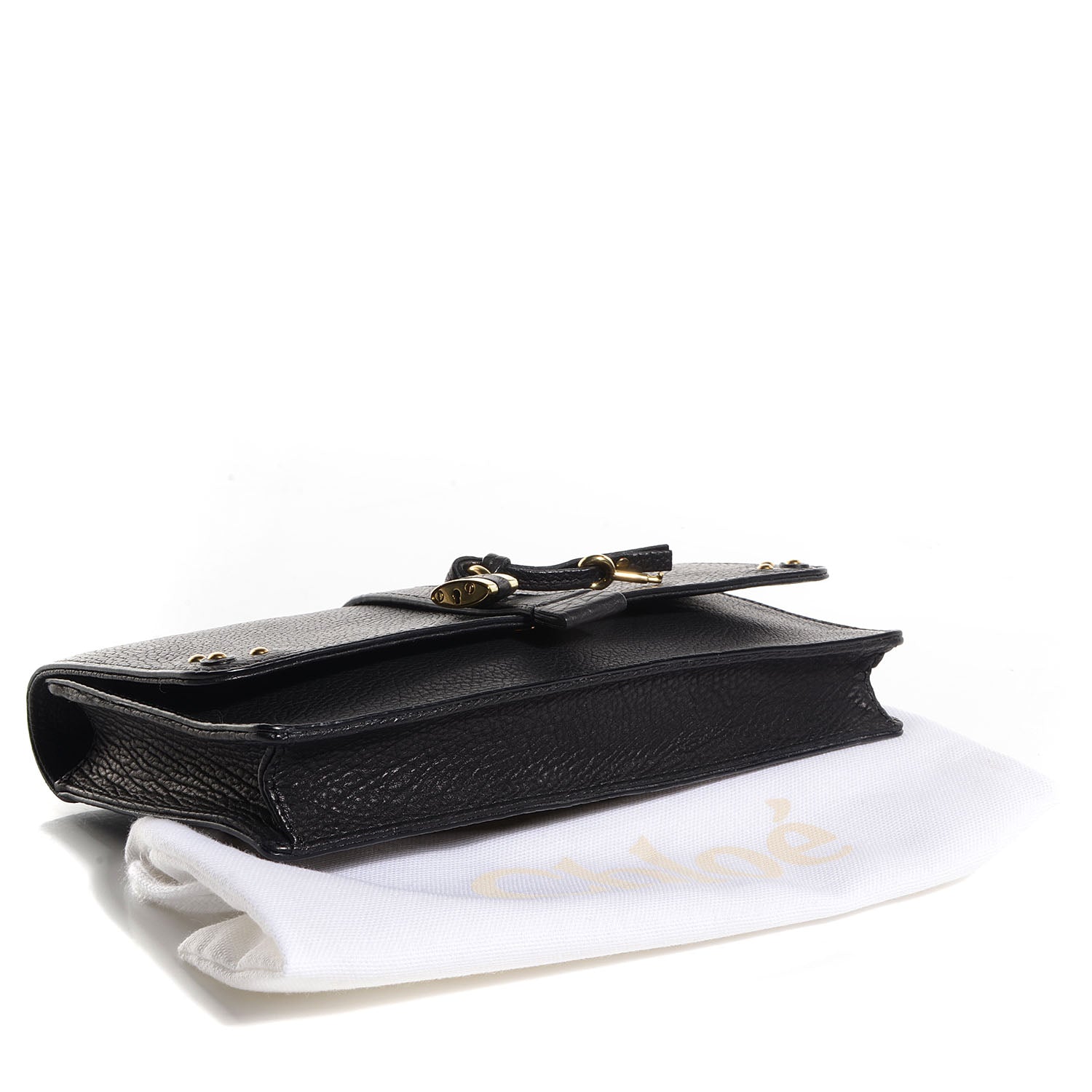 Chloe Calfskin Aurore Wallet on Chain Black 4 of 8