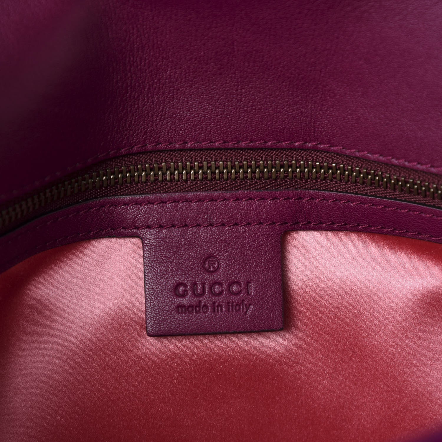 Gucci Velvet Matelasse Small GG Marmont Shoulder Bag Fuchsia Violet Cyclamen 8 of 10