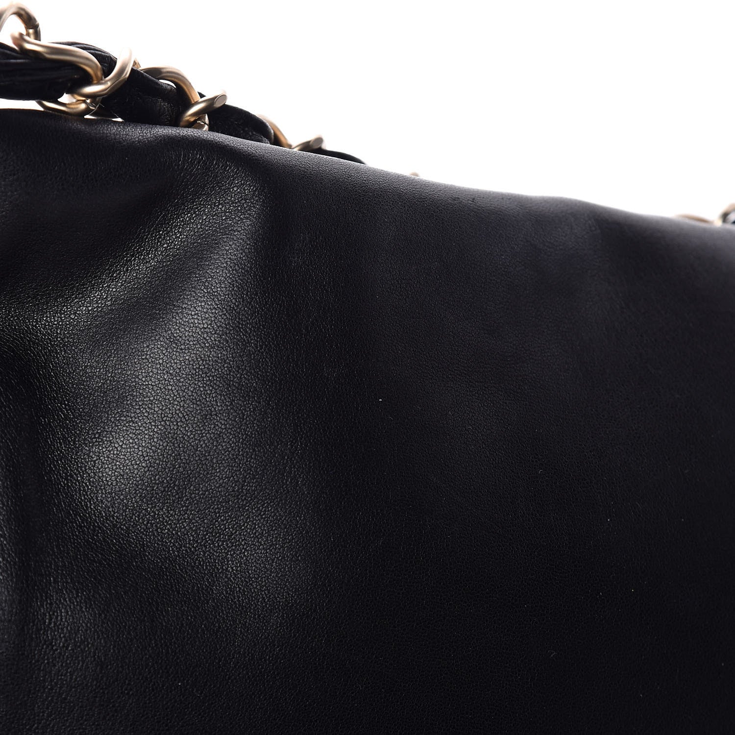 Chanel Lambskin Coco Ball Fold Over Bag Black 11 of 11