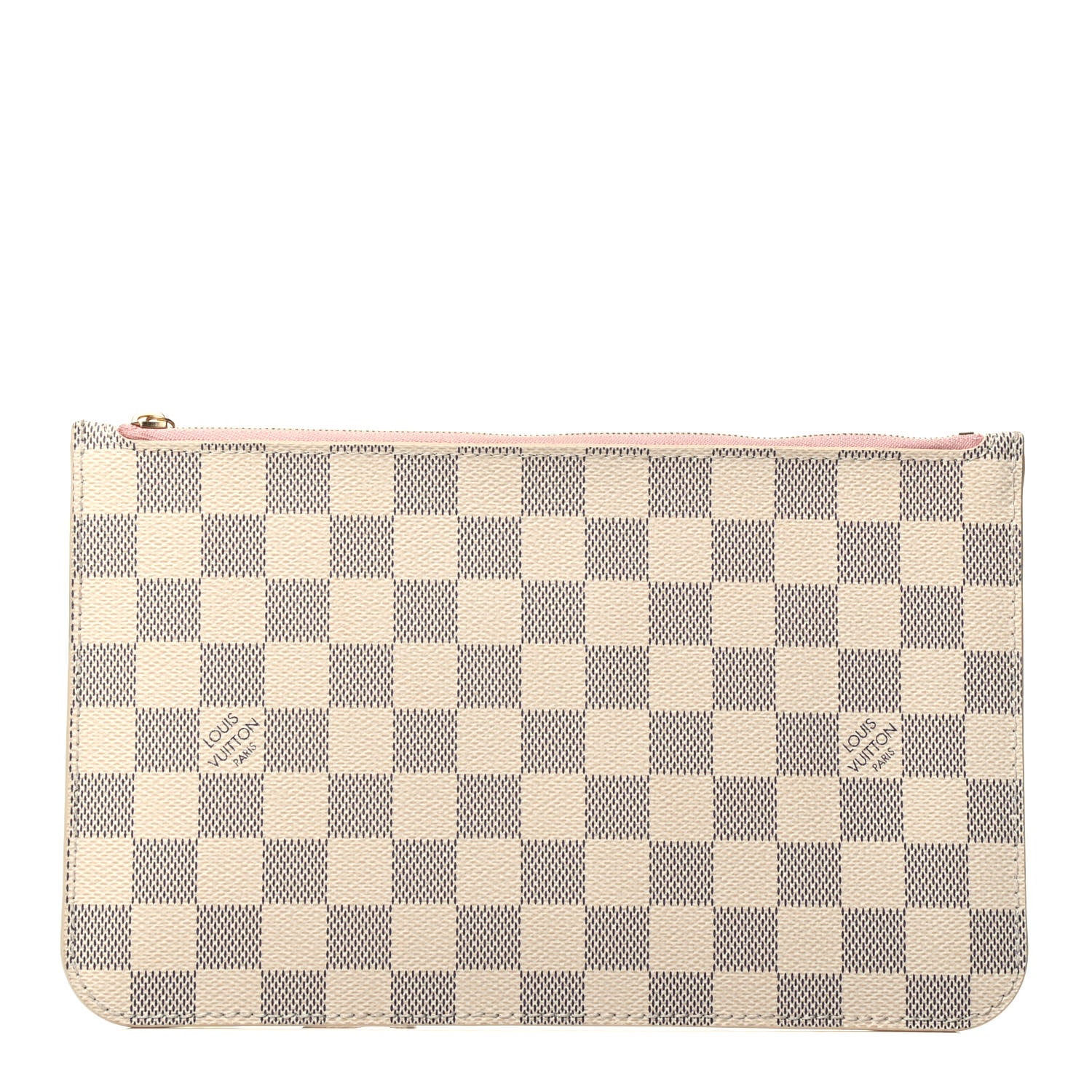 Louis Vuitton Damier Azur Neverfull MM GM Pochette Rose Ballerine 1 of 7