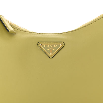 Prada Soft Calfskin Medium Aimee Shoulder Bag Pistachio 8 of 10