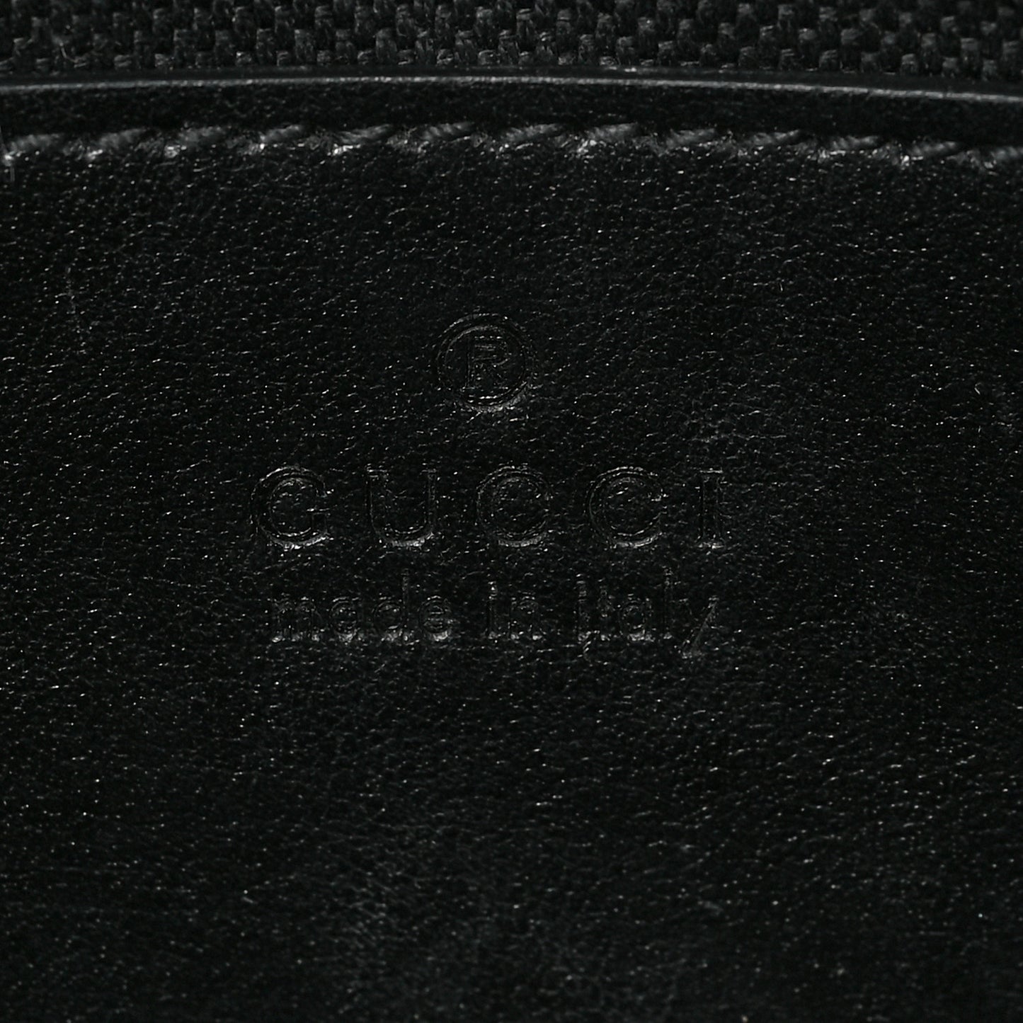 Calfskin Matelasse Monochrome Mini GG Marmont Chain Shoulder Bag Black