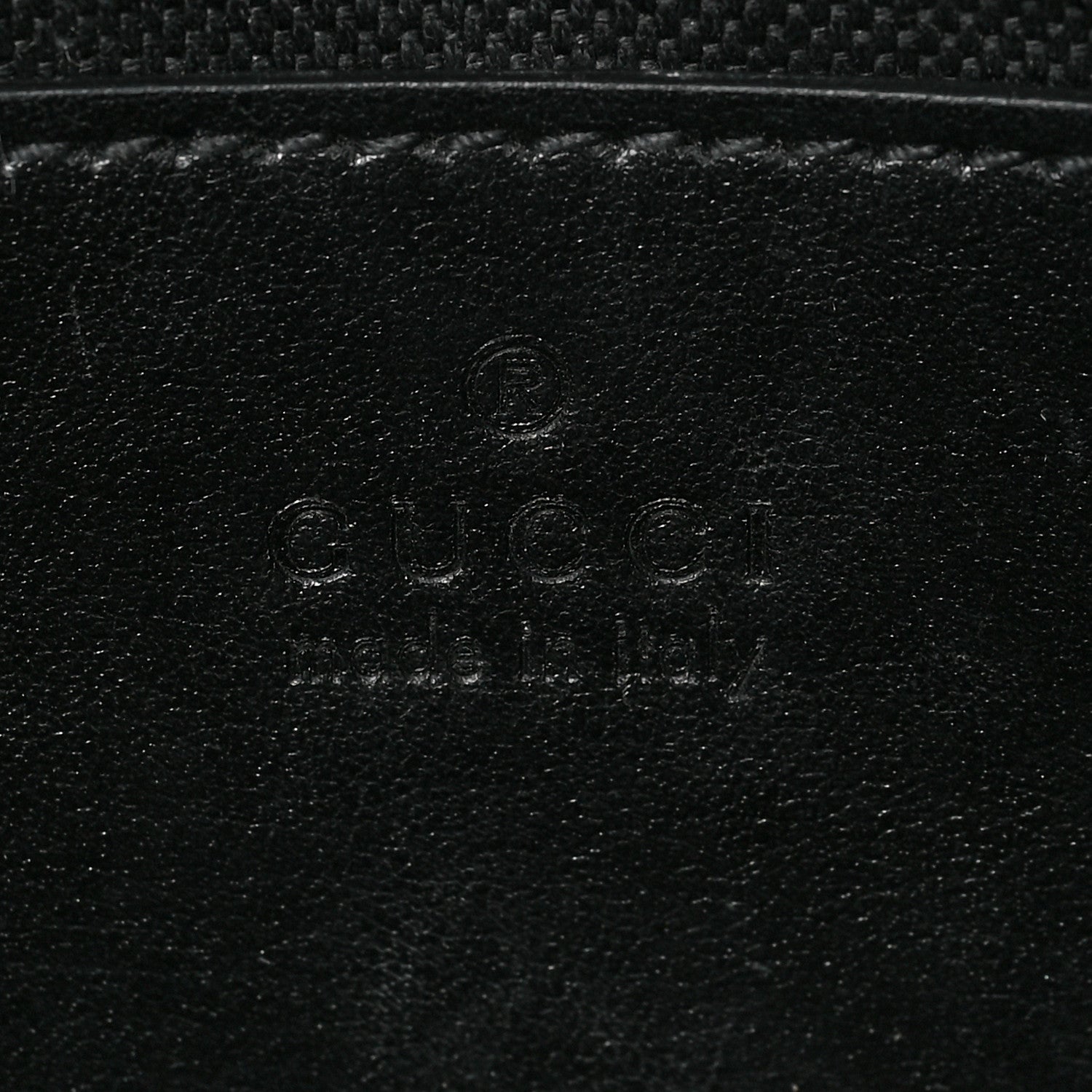 Gucci Calfskin Matelasse Monochrome Mini GG Marmont Chain Shoulder Bag Black 6 of 8