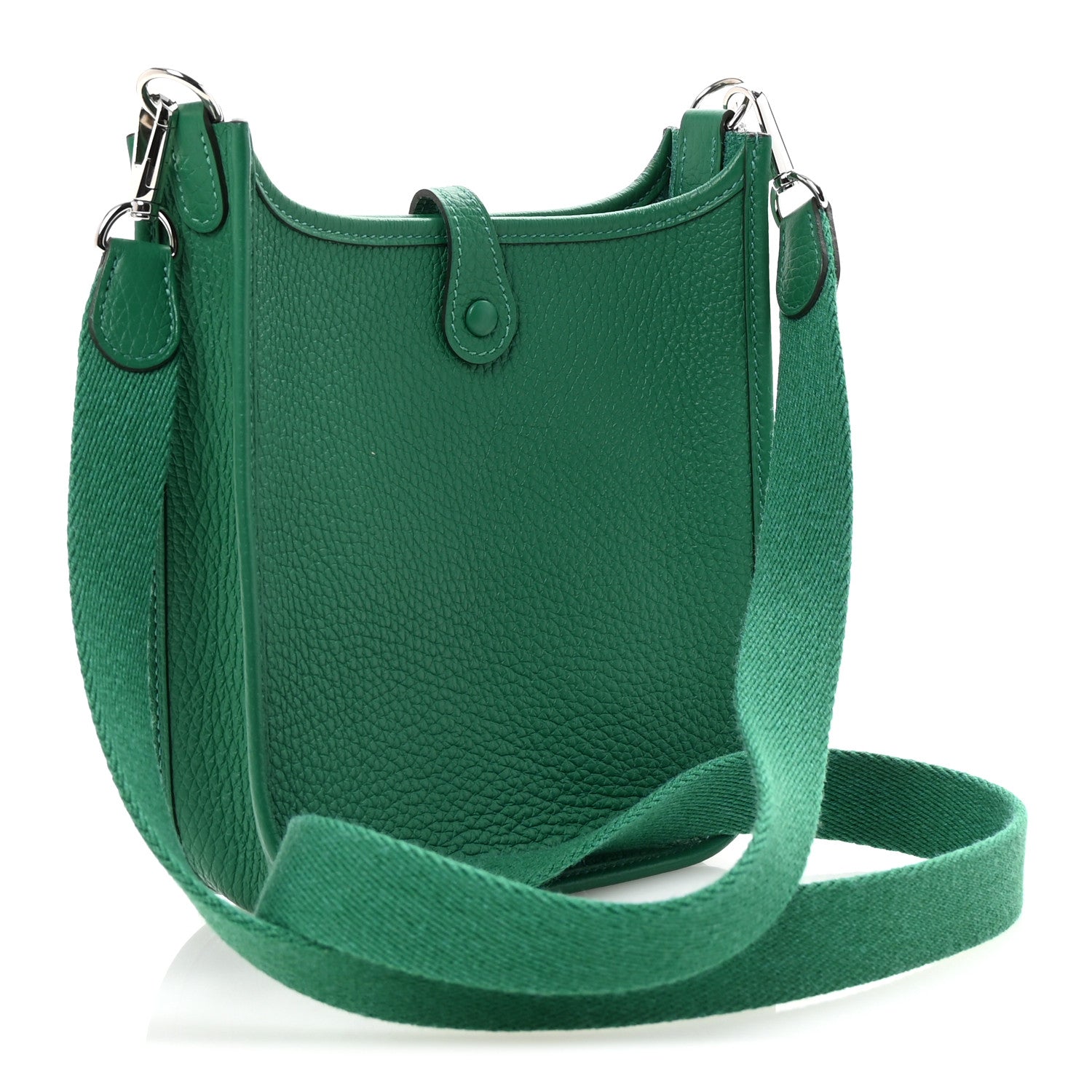 Hermes Taurillon Clemence Evelyne TPM Vert Vertigo 3 of 11