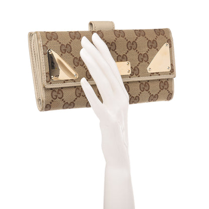 Gucci Monogram Indy Continental Wallet Off White 2 of 16