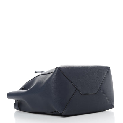 Celine Soft Grained Calfskin Small Belt Cabas Phantom Dark Blue 4 of 11