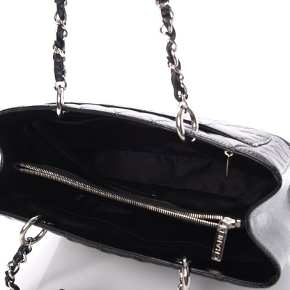 Chanel Caviar Quilted Grand Shopping Tote GST Black 6 of 9