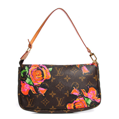 Louis Vuitton Monogram Roses Pochette Accessories 1 of 7