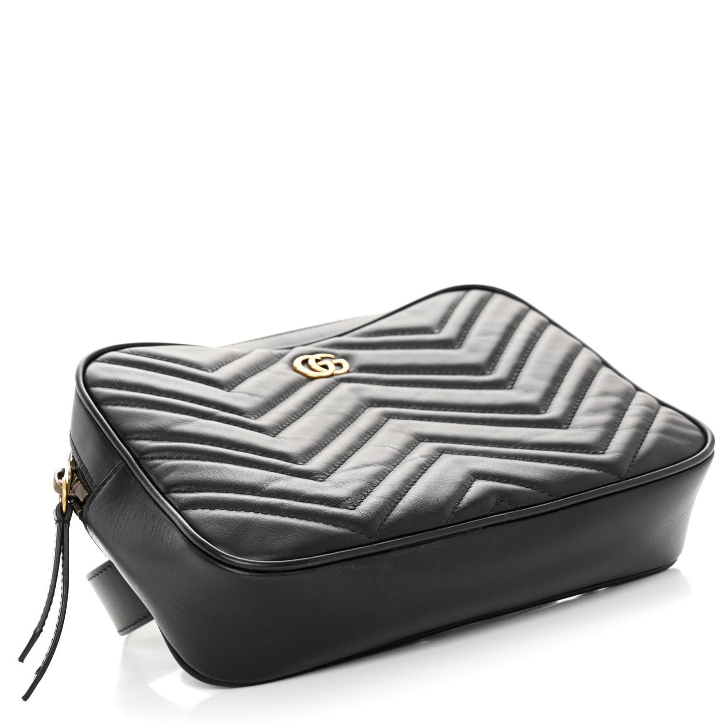 Calfskin Matelasse Mens GG Marmont Belt Bag 90 36 Black