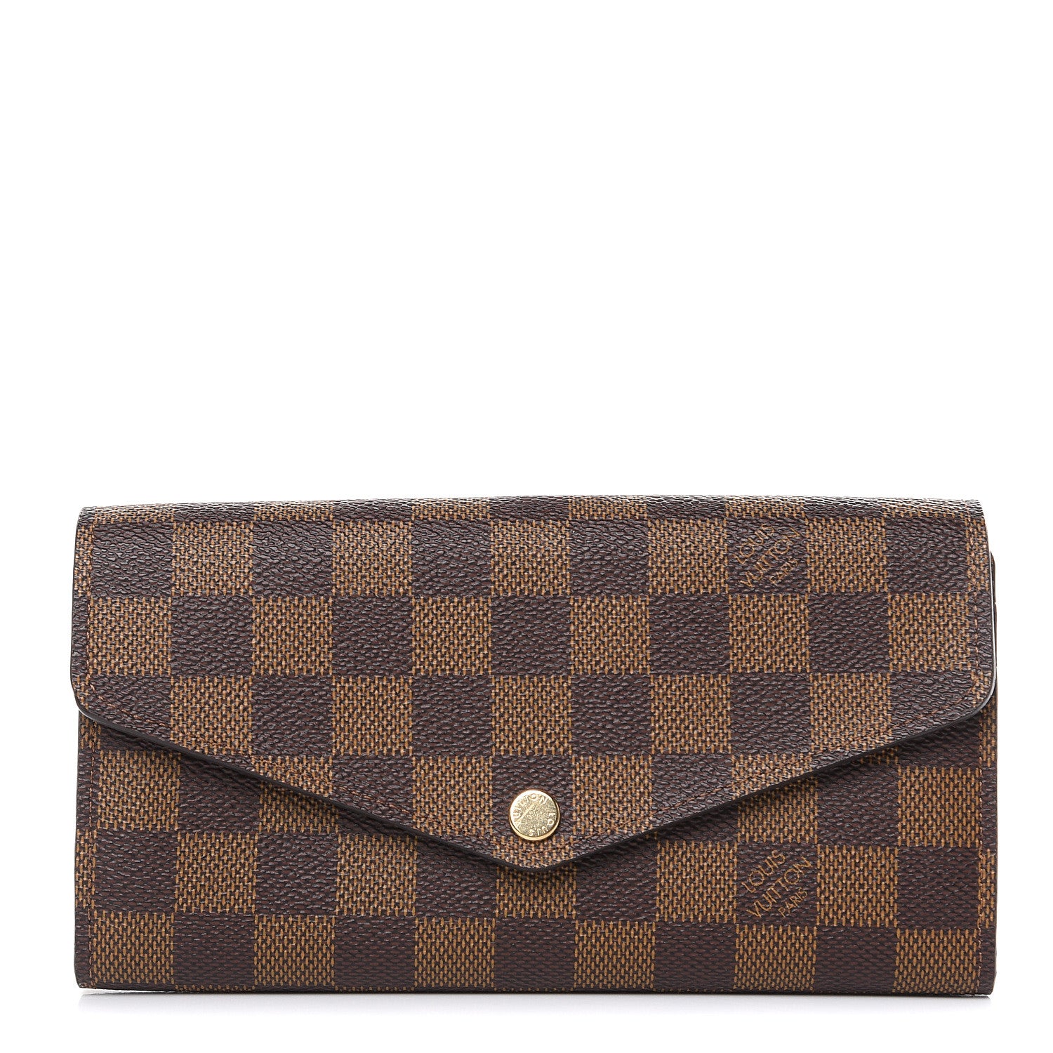 Louis Vuitton Damier Ebene Sarah Wallet NM 1 of 8