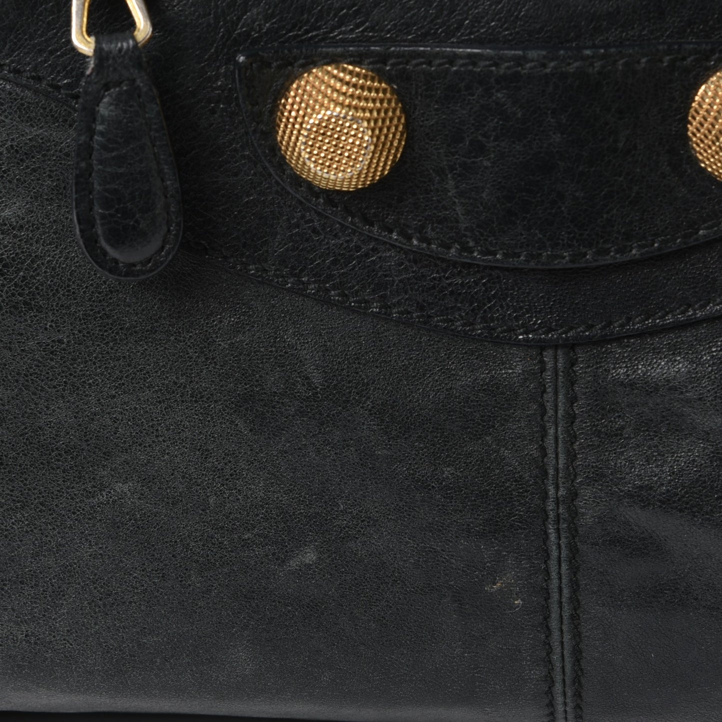 Agneau Giant 21 Gold Hardware Work Black