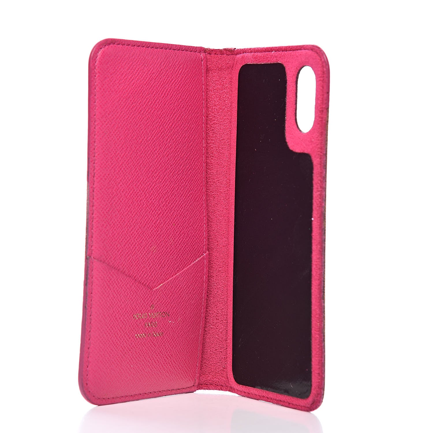 Louis Vuitton Monogram iPhone X Folio Case Rose Pop 5 of 10