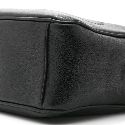 Prada Glace Calfskin Embossed Logo Crossbody Black 10 of 10
