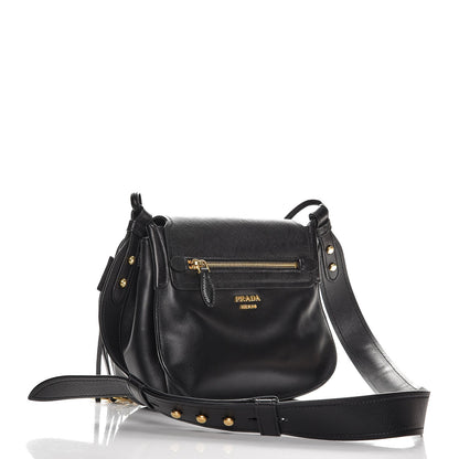 Prada Saffiano Cuir Calf Corsaire Bag Nero Black 3 of 7