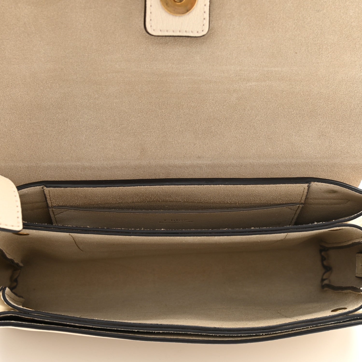 Chloe Goatskin Small Faye Shoulder Bag Off White 5 of 13