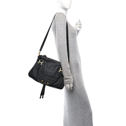 Chloe Calfskin Medium Marcie Satchel Black 2 of 10