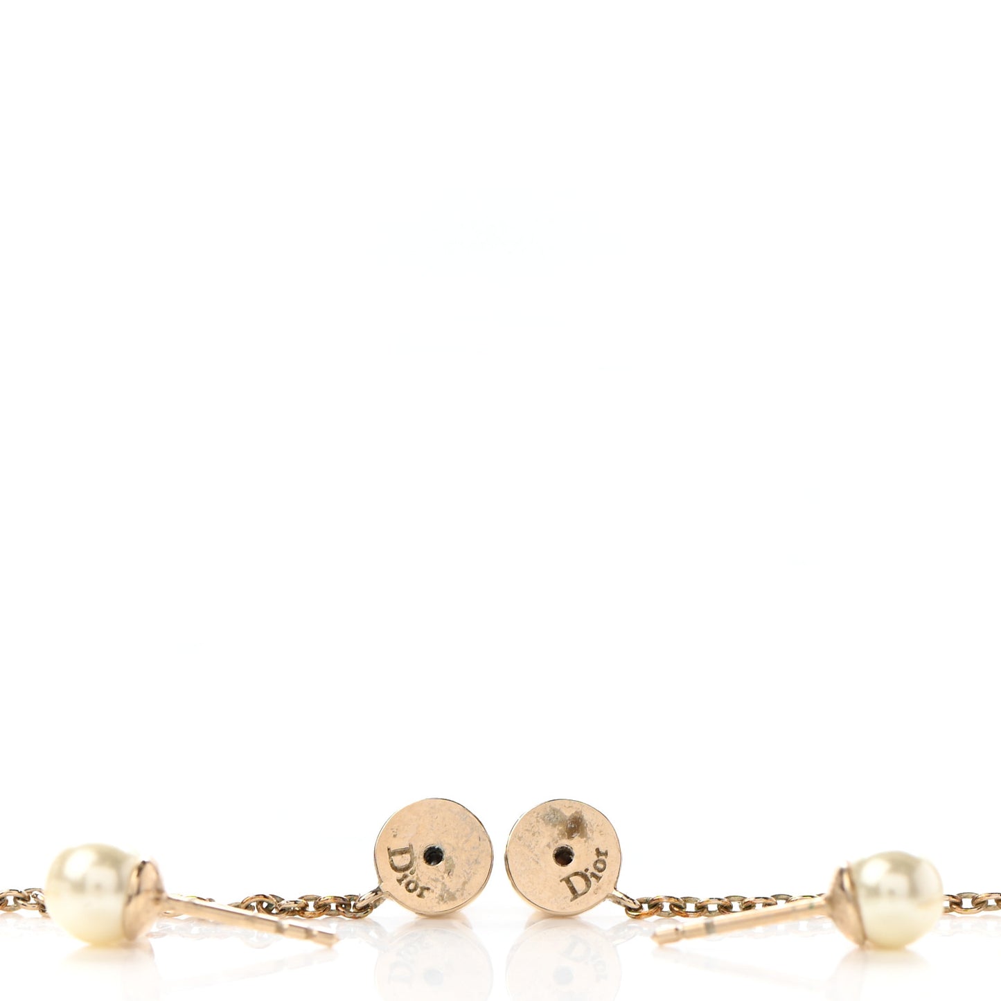 Pearl La Petite Tribale Dangle Chain Earrings Gold