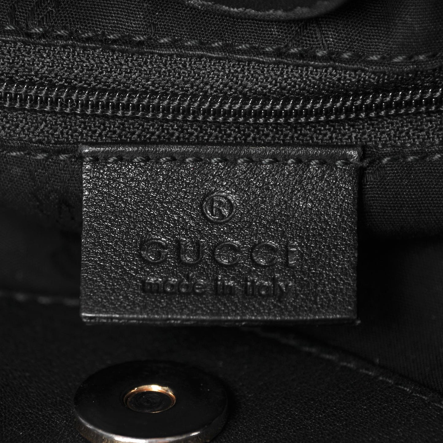 Guccissima Medium Sukey Tote Black