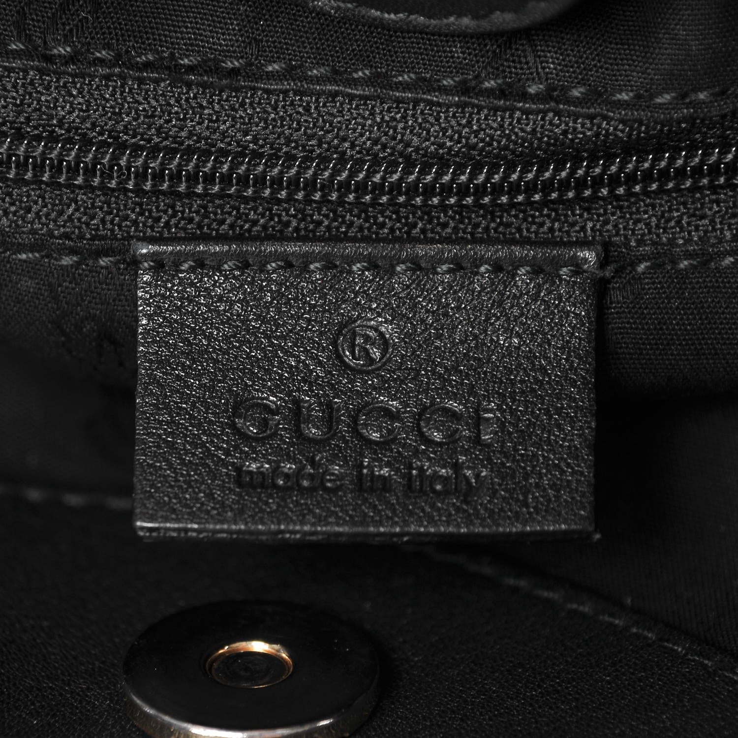 Gucci Guccissima Medium Sukey Tote Black 7 of 8