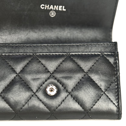 Chanel Lambskin Quilted Flap Card Holder Black 15 of 20