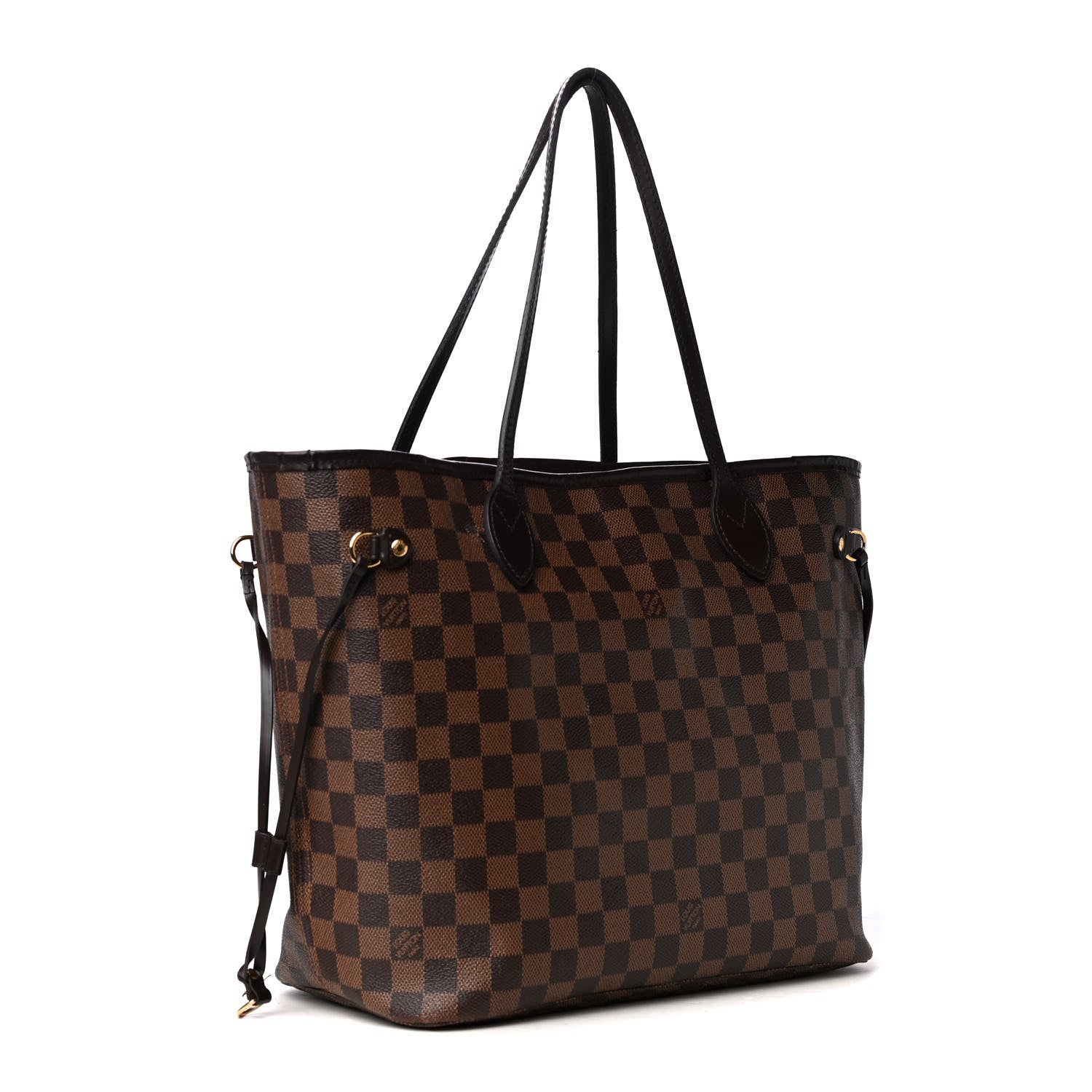 Louis Vuitton Damier Ebene Neo Neverfull MM Rose Ballerine 2 of 4