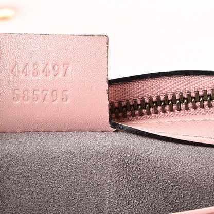 Gucci Calfskin Matelasse Small GG Marmont Shoulder Bag Perfect Pink 7 of 7