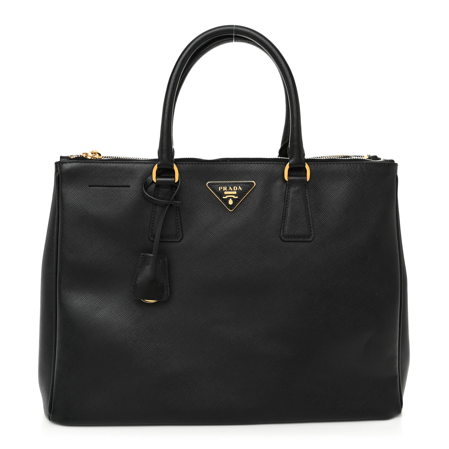 Prada Saffiano Large Galleria Double Zip Tote Black 1 of 14