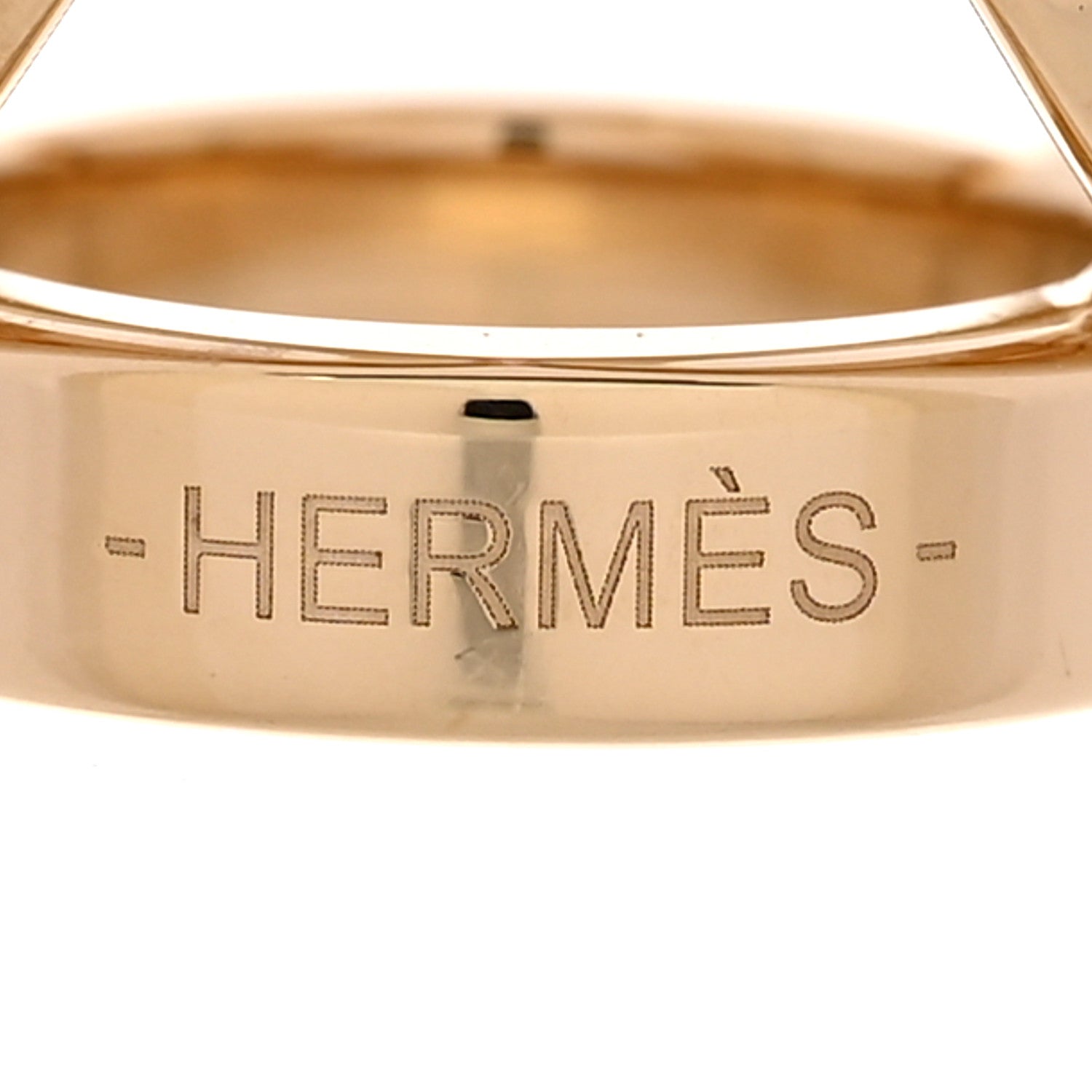 Hermes Permabrass Mini Trio Twilly Ring 3 of 5