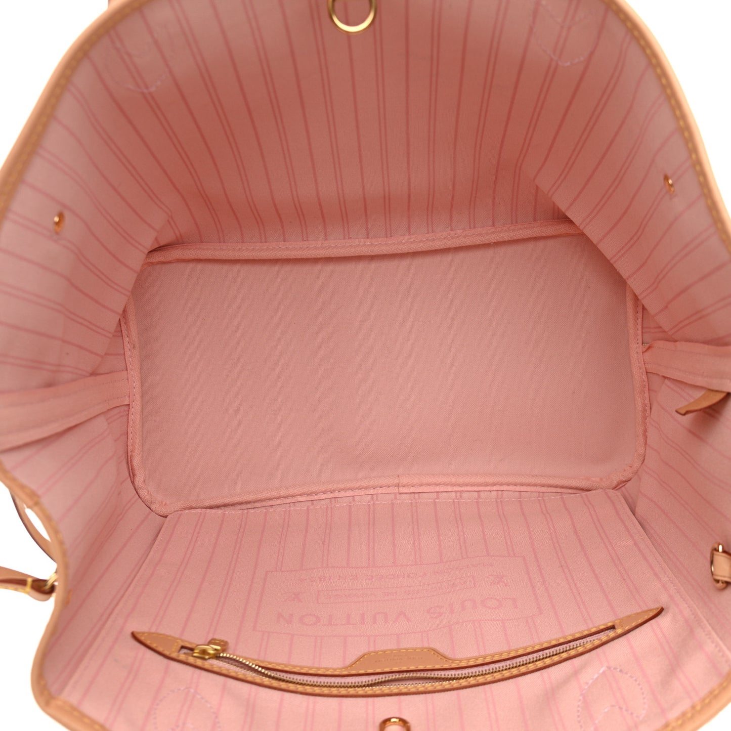 Damier Azur Neo Neverfull MM Rose Ballerine
