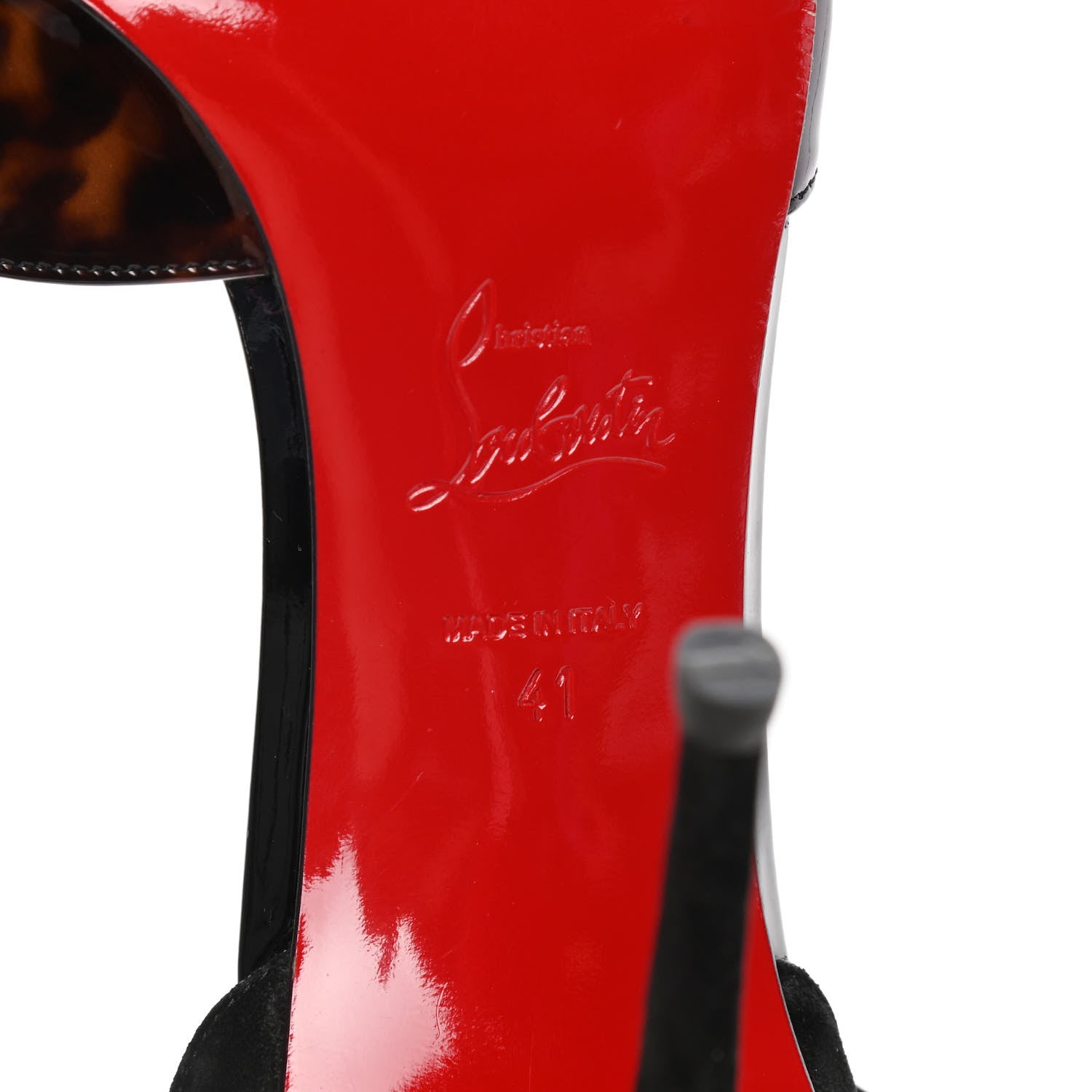 Christian Louboutin Patent Tartaruga Uptown 100 Pumps 41 Version Testa Di Moro 8 of 13