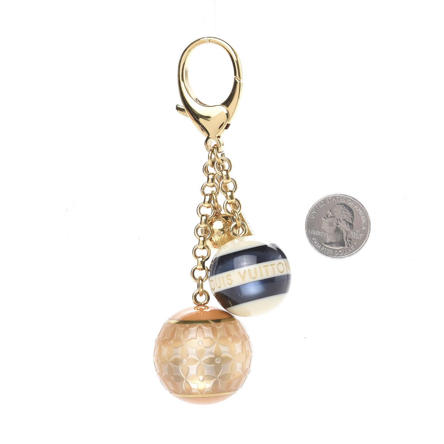 Mini Lin Croisette Bag Charm Blue